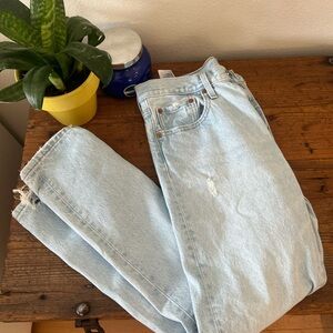 Levi's Classic 501 Light Blue Jeans